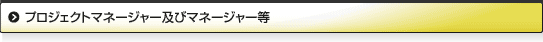 プロジェクトマネージャー及びマネージャー等